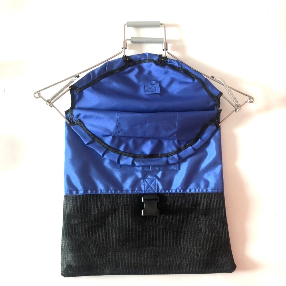 Scuba diving Squeeze Handle Lobster Catch Bag Mesh Bottom