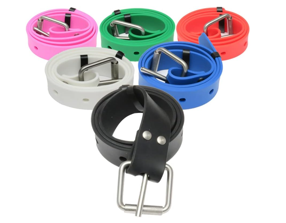 Freediving Silicone Belt 130cm – Perfect Fit for Freediving Diving